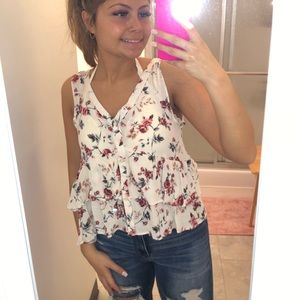 American Eagle V neck Tank Top